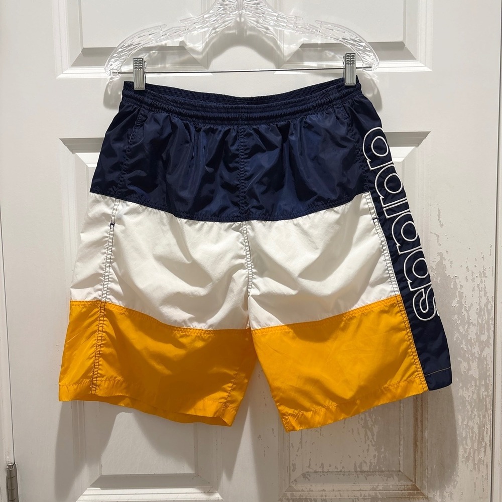 Vintage 90s Adidas Swim Trunks Large